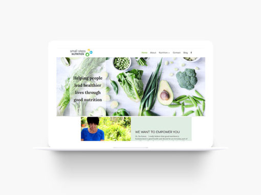 Small Steps Nutrition – Web Design