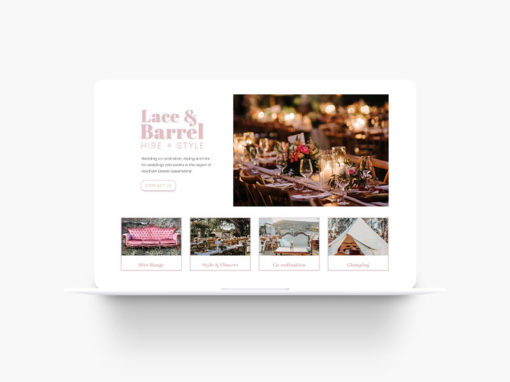 Lace & Barrel – Website Design