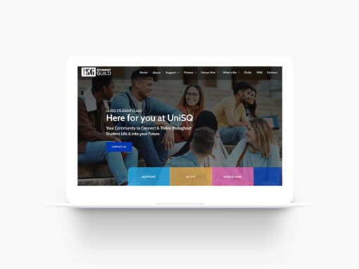 UniSQ Student Guild – Branding & Web Design